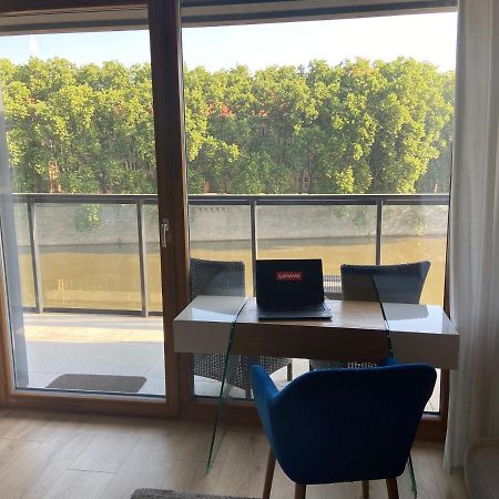 Apartament Studio Z Widokiem Na Odre Bulwary Ksiazece Breslau Exterior foto