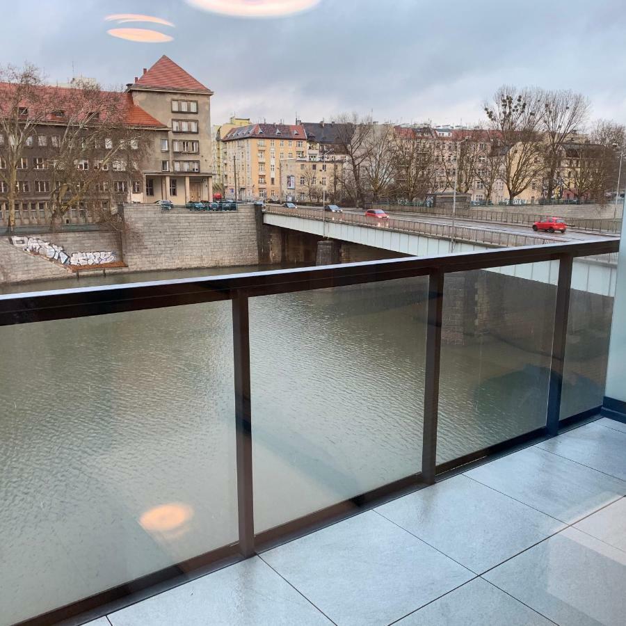 Apartament Studio Z Widokiem Na Odre Bulwary Ksiazece Breslau Exterior foto